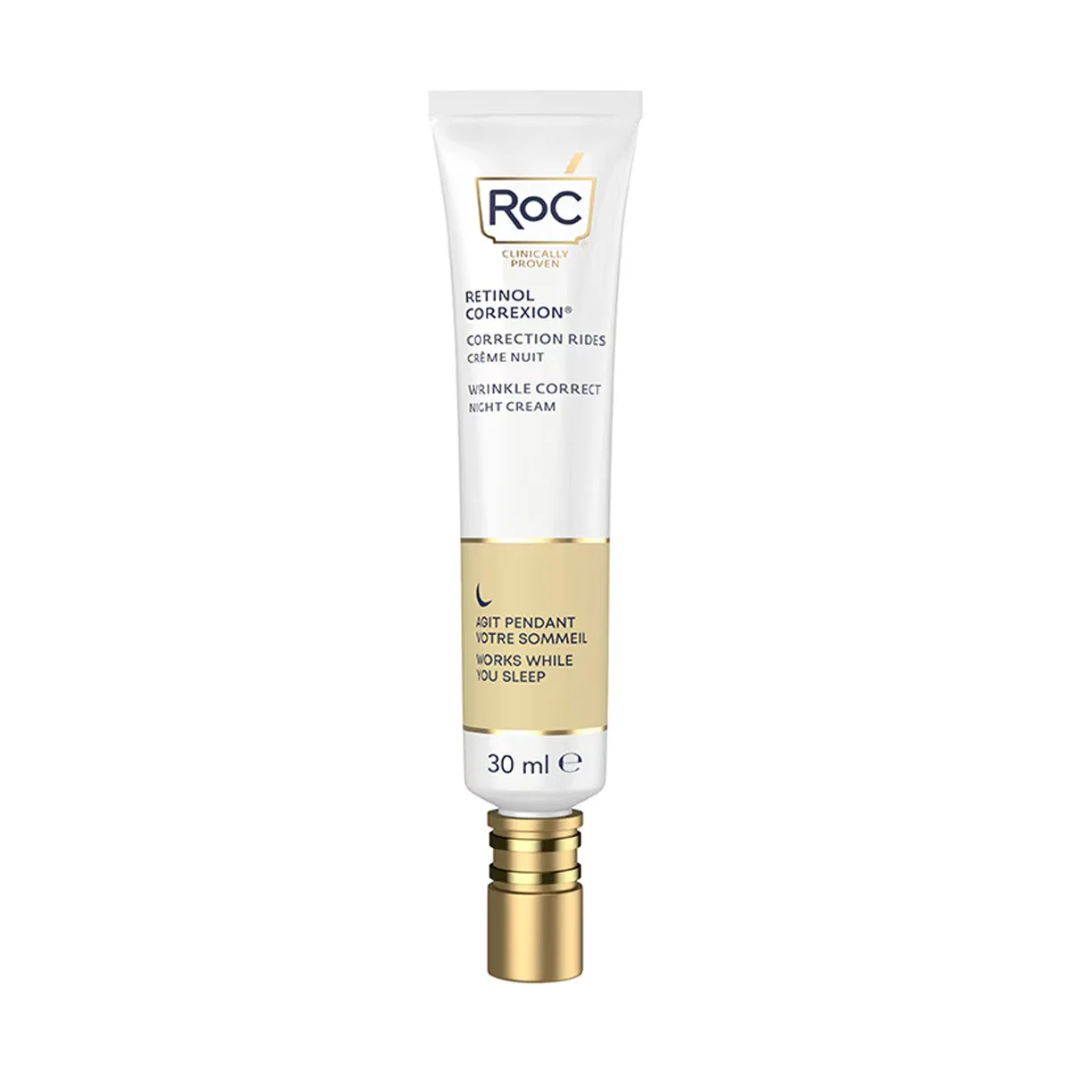 Révélez une peau lisse : Crème Nuit Anti-Rides Roc Retinol C