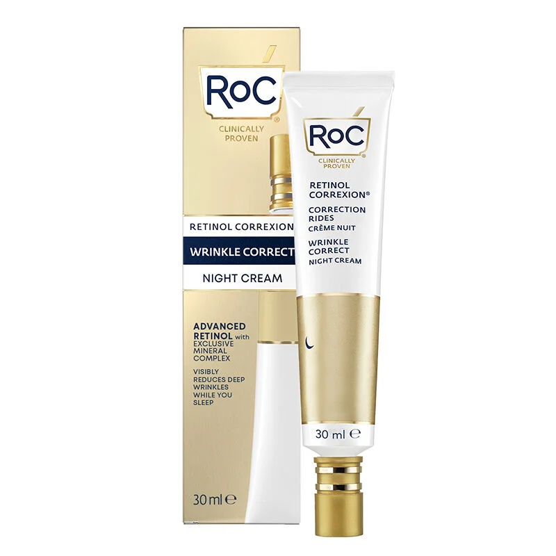 Révélez une peau lisse : Crème Nuit Anti-Rides Roc Retinol C 4