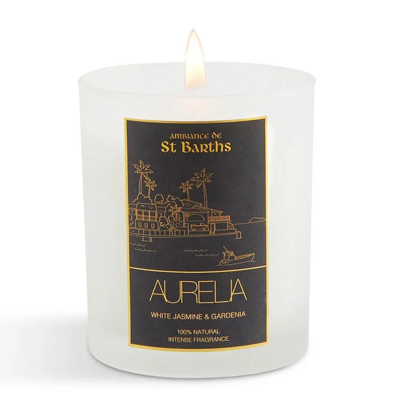 Aurelia Geneve Jasmine and Gardenia Scented Candle 180 gr - Transparent 2