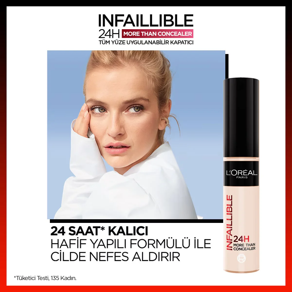 Obtenez un teint parfait avec le Correcteur Infaillible 24H 3