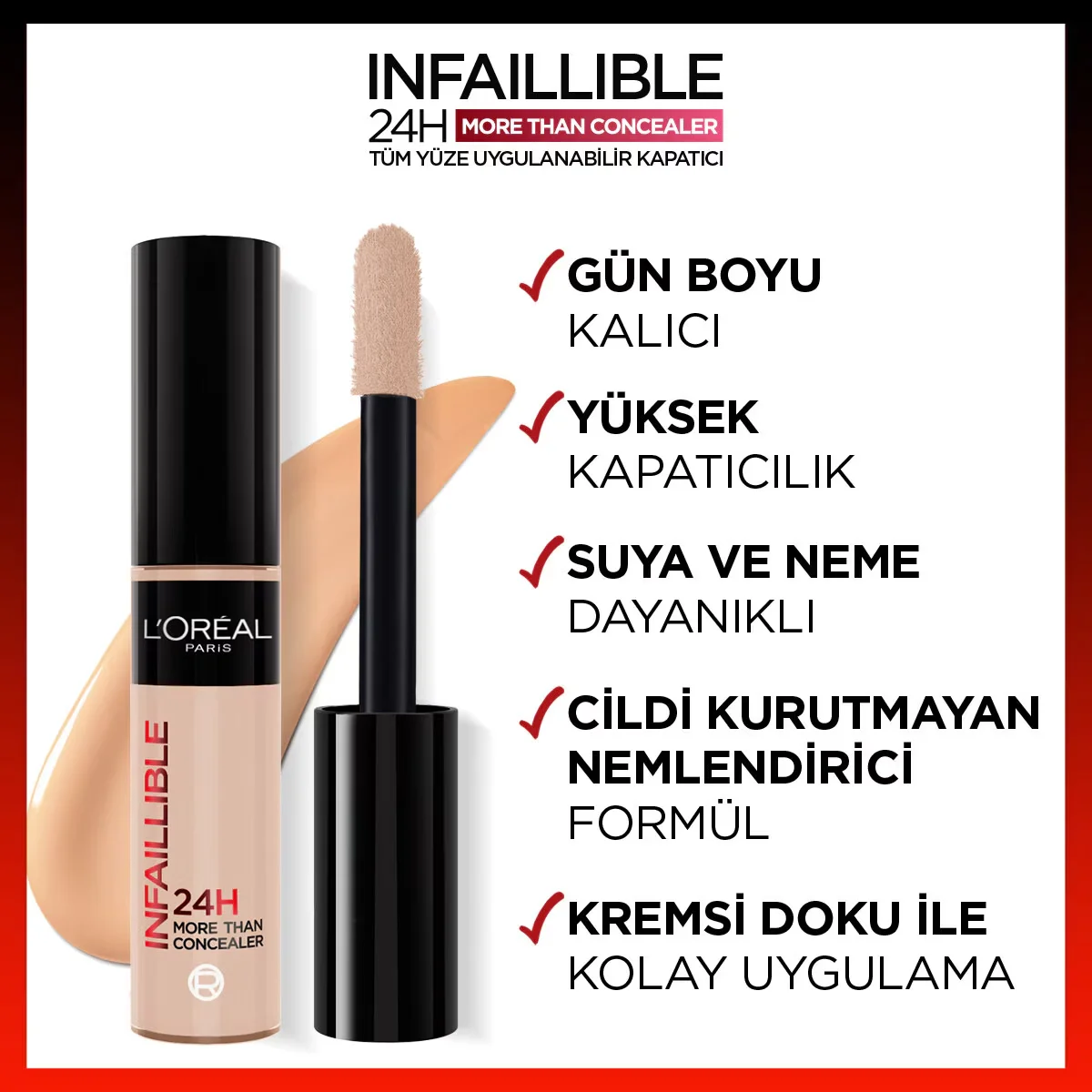 Obtenez un teint parfait avec le Correcteur Infaillible 24H 5