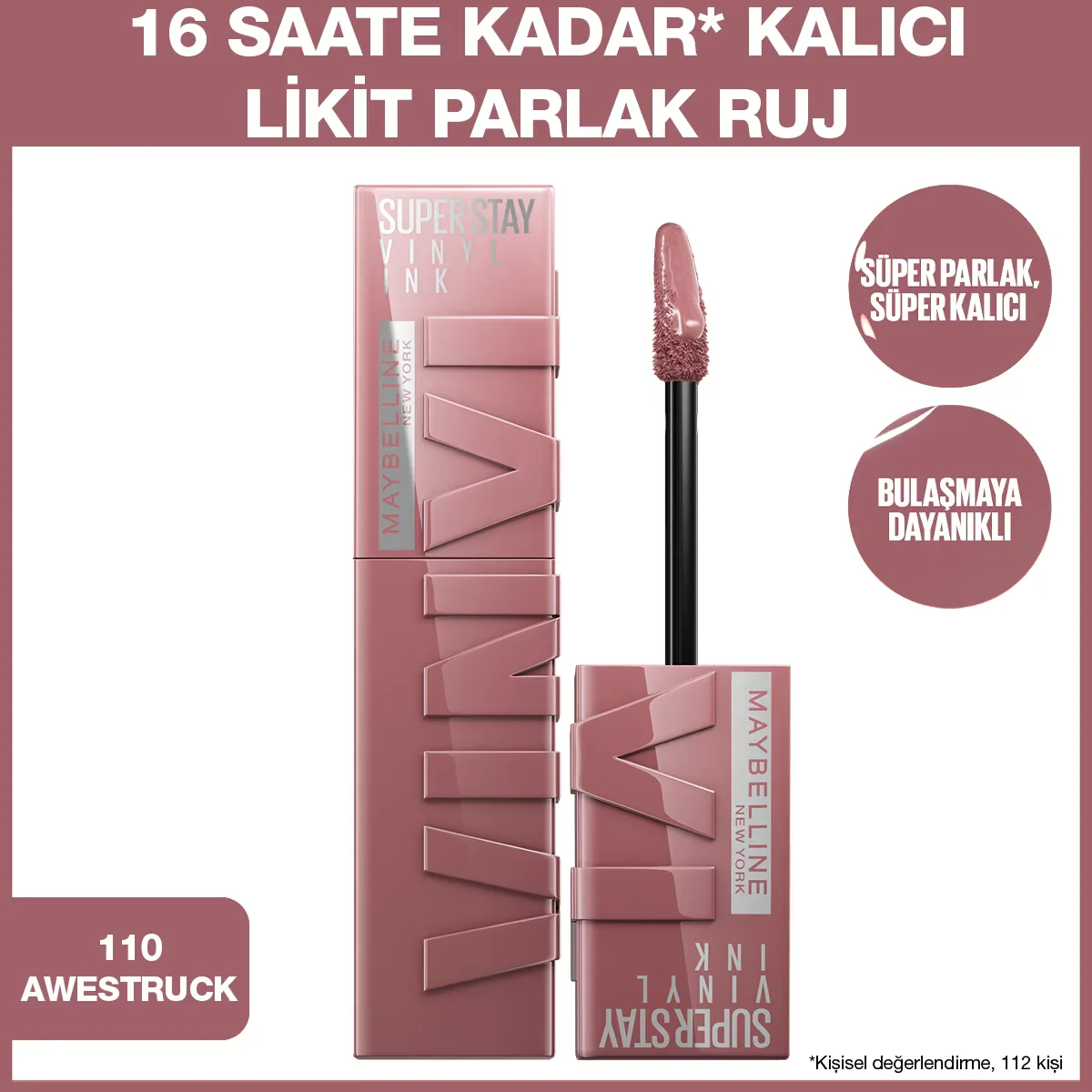 Obtenez des Lèvres Éclatantes avec Maybelline Vinyl Ink 6
