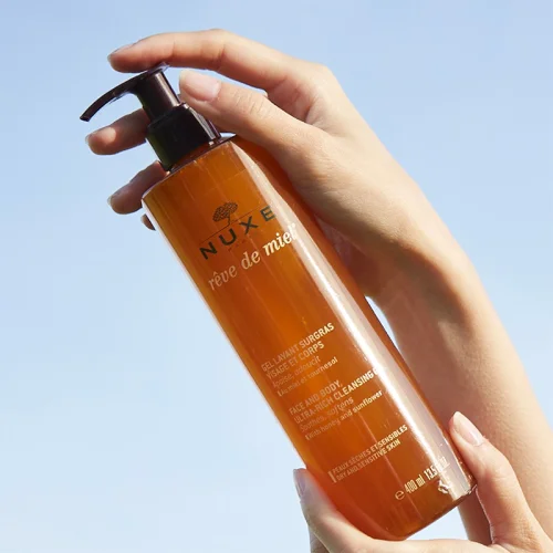 Apaisez & Nettoyez : Gel Lavant Nuxe Rêve de Miel Visage & C 4