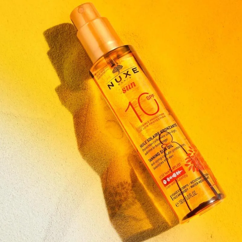 Nuxe Sun Tanning Face and Body Oil Spf10 150ml 2