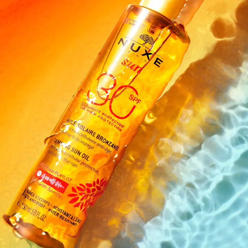 Nuxe Sun Huile Bronzante Haute Protection Spf30 150mL 2