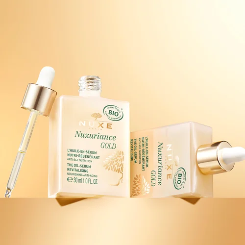 Retrouvez une peau éclatante avec Nuxe Nuxuriance Gold Sérum 2