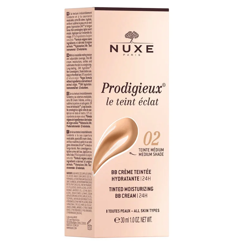 Teint Unifié & Éclatant avec Nuxe Prodigieux BB Crème 4