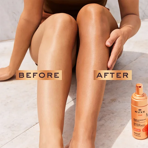 Obtenez un bronzage naturel et hydraté avec Nuxe Sun Mousse 3