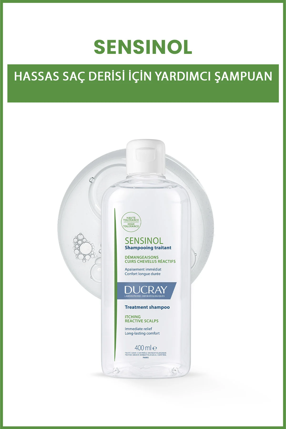 Apaisez votre cuir chevelu sensible avec Ducray Sensinol 3