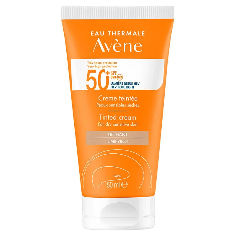 Protégez & Unifiez : Crème Solaire Teintée Avene SPF 50+ Pea