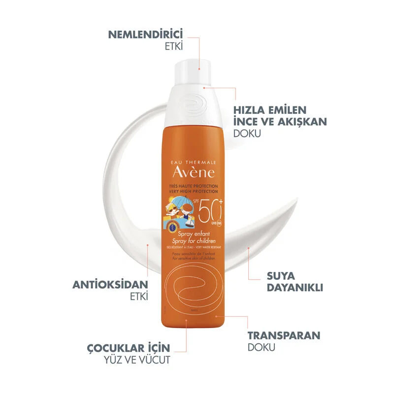 Protégez la peau des enfants avec le Spray Solaire Avène SPF 4