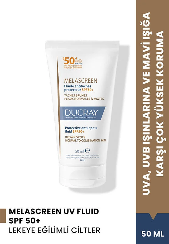 Ducray Melascreen Fluid SPF50+ Sunscreen for Hyperpigmentation-Prone Skin 50 ml 4