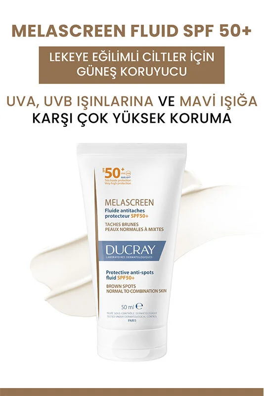 Ducray Melascreen Fluid SPF50+ Sunscreen for Hyperpigmentation-Prone Skin 50 ml 2