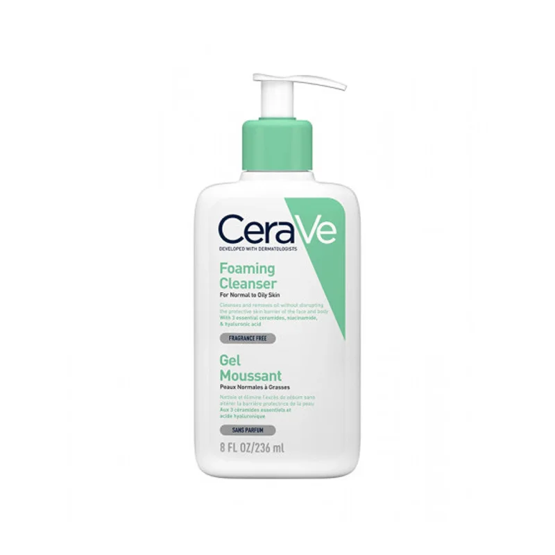 Obtenez une peau nette et équilibrée avec le nettoyant CeraV