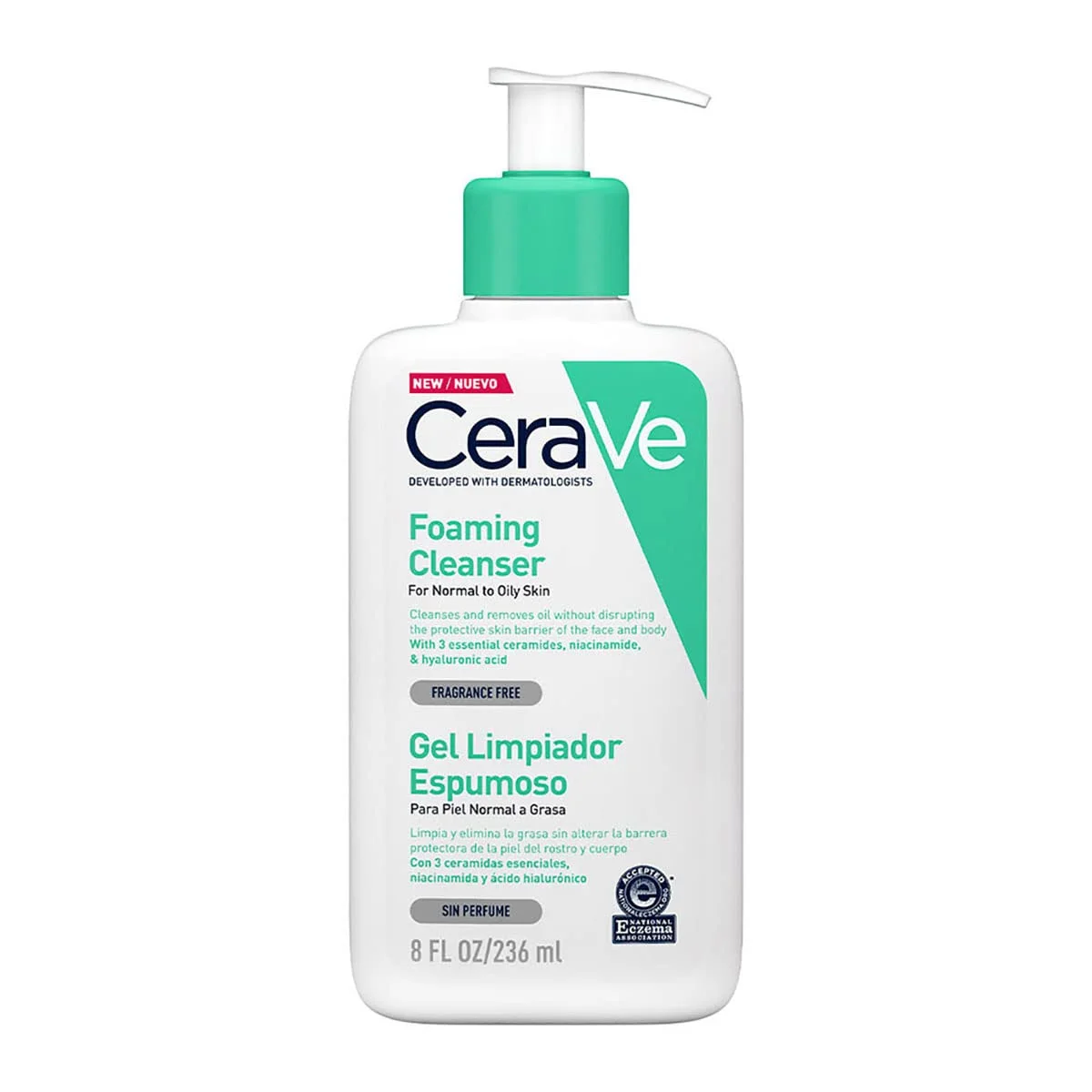 Obtenez une peau nette et équilibrée avec le nettoyant CeraV 2