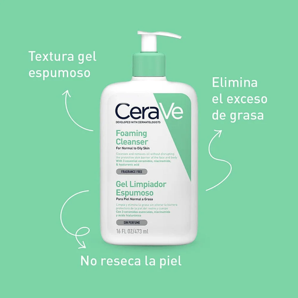 Nettoyez & Équilibrez : CeraVe Nettoyant Moussant Peaux Norm 3