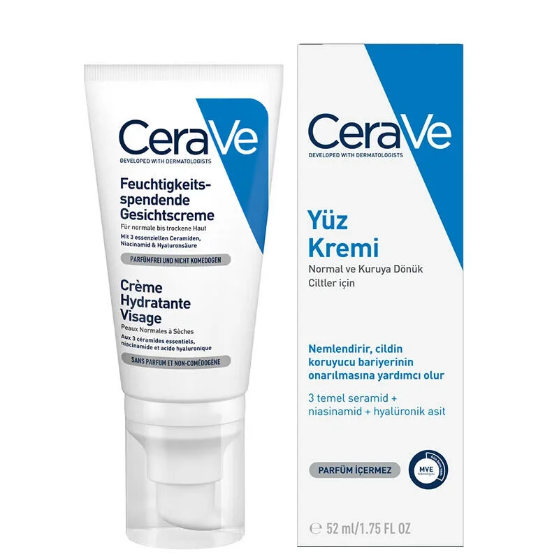 Hydratez & Renforcez : Crème Visage CeraVe Peaux Sèches 2