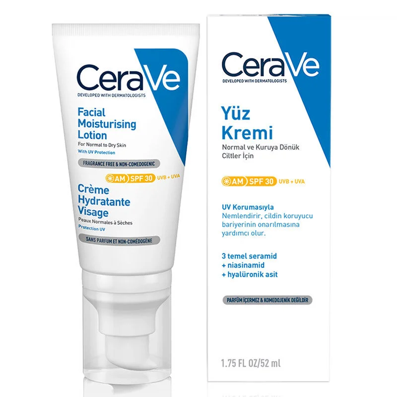 Hydrate & Protège : Crème Visage CeraVe SPF30 pour Peau Sain 2