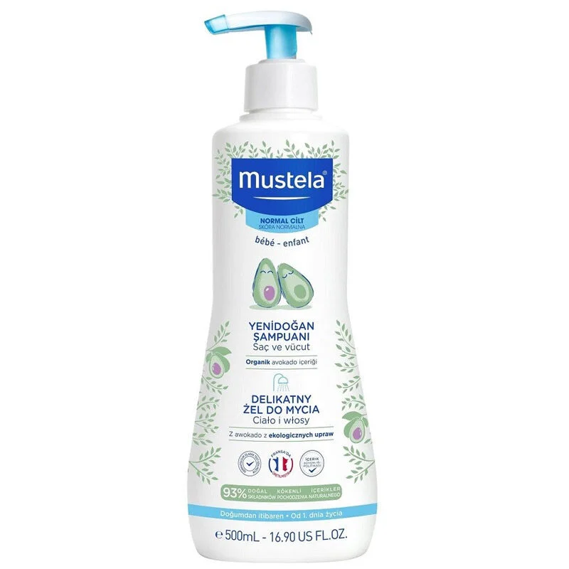 Bain Doux Mustela : Peau et Cheveux Protégés dès la Naissanc 2