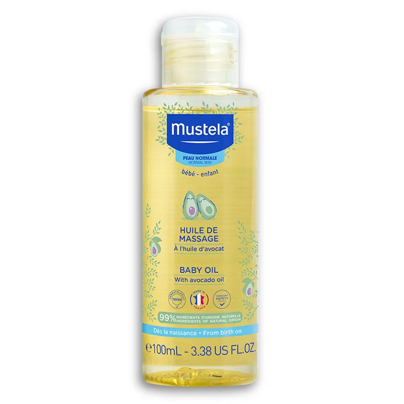 Adoucissez & Protégez: Huile Massage Mustela Bébé 100ml