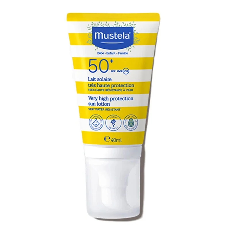 Protégez votre peau avec Mustela Lait Solaire SPF 50+ 2