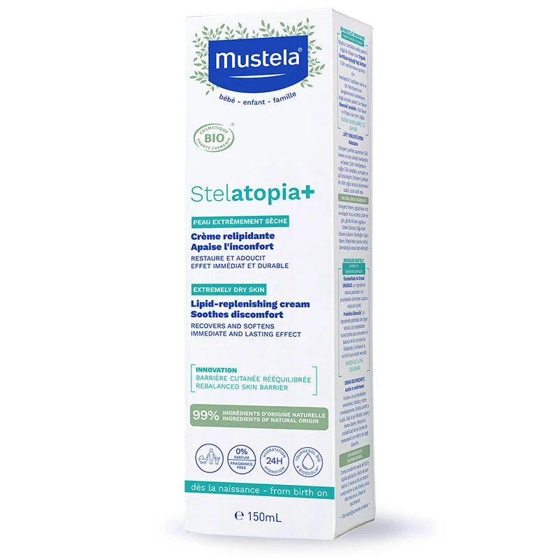 Apaisez & Hydratez: Crème Relipidante Mustela Stelatopia+ 2