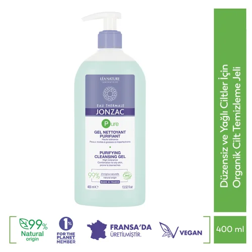 Purifiez votre peau : Gel Nettoyant Jonzac Pure Skin 400 ml 2