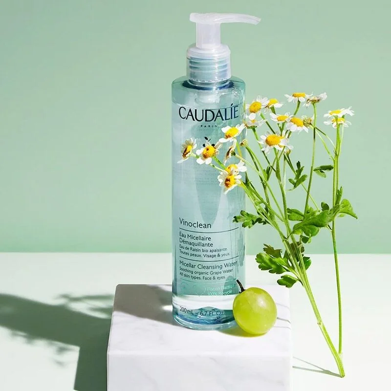 Nettoyez & Apaisez : Eau Micellaire Caudalie Vinoclean 200 m 3