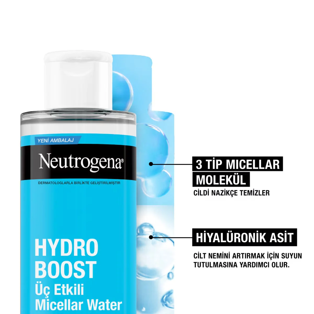 Démaquillez & Hydratez : Eau Micellaire Neutrogena Hydro Boo 4
