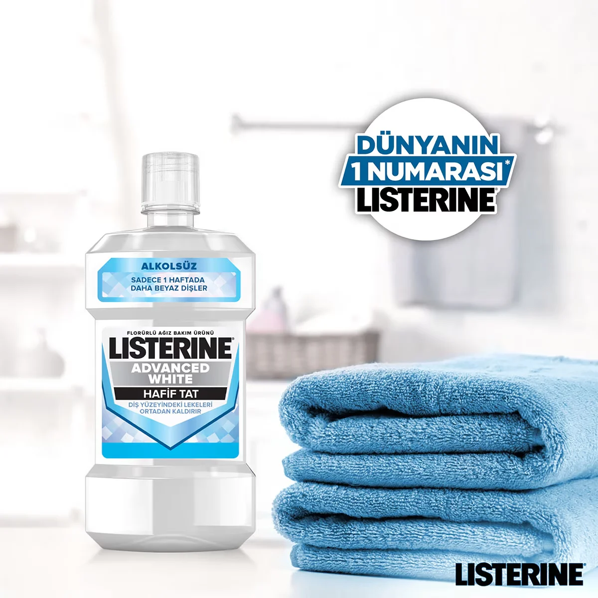 Blanchissez vos dents, protégez-les avec Listerine Advanced 4