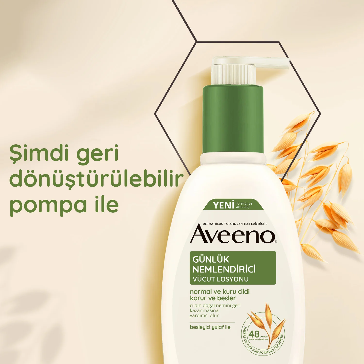Obtenez une peau nourrie et hydratée 48h avec Aveeno 3