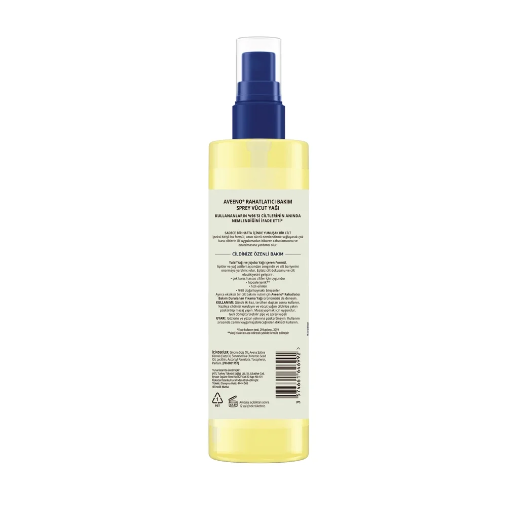 Obtenez une peau douce et hydratée avec l'Huile Aveeno 3