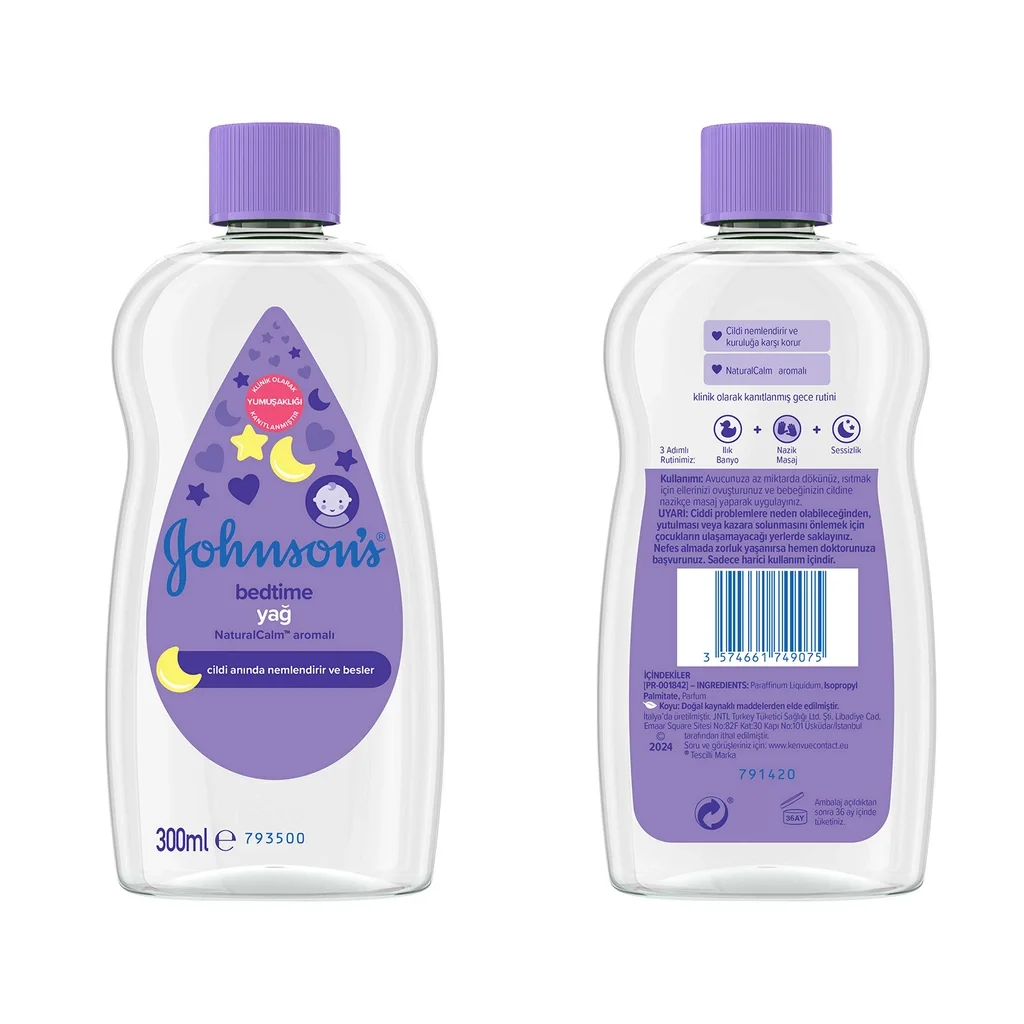 Johnsons Baby Bedtime Oil 300ml 3
