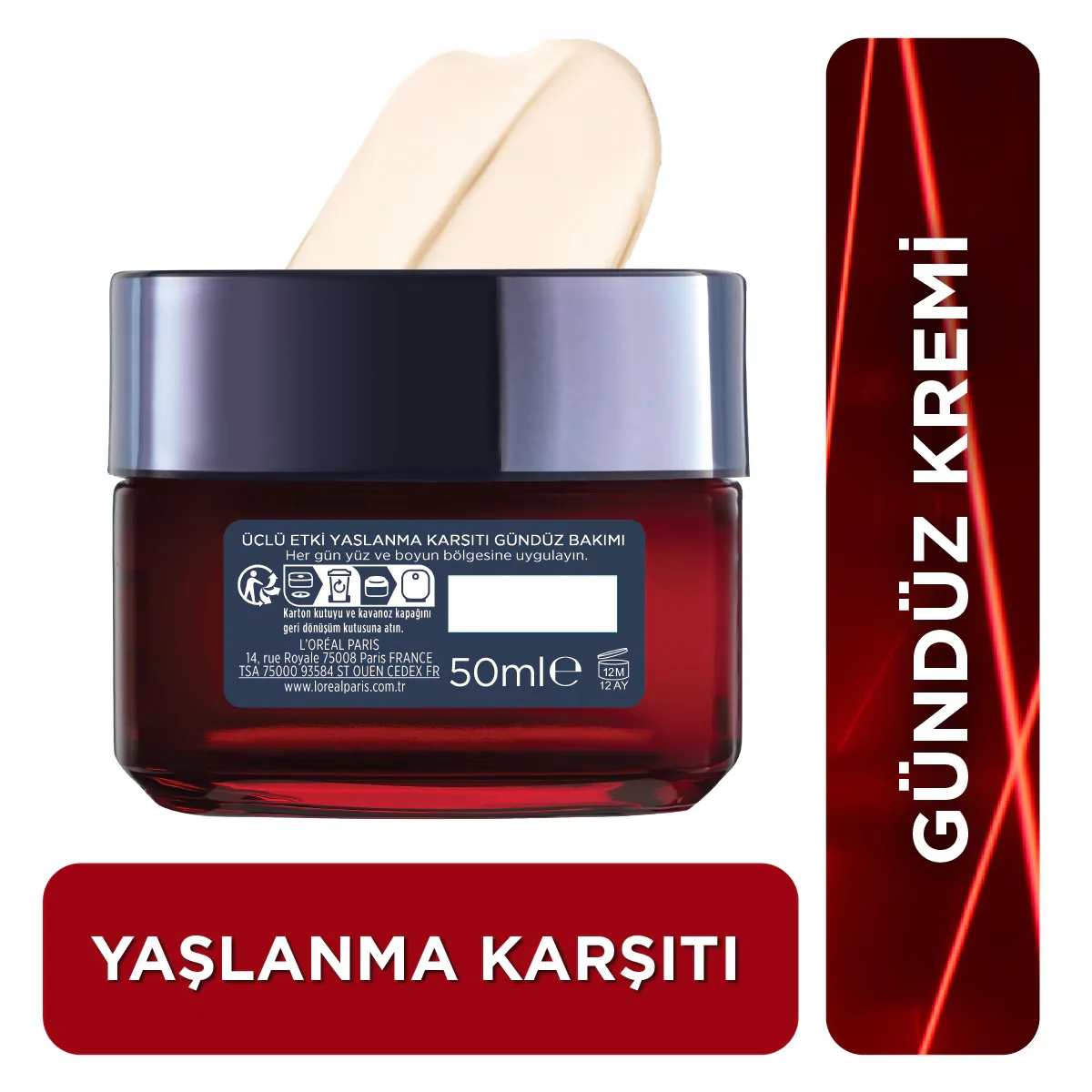 Réduisez les Rides : Crème Jour Anti-âge Loreal Revitalift L 3