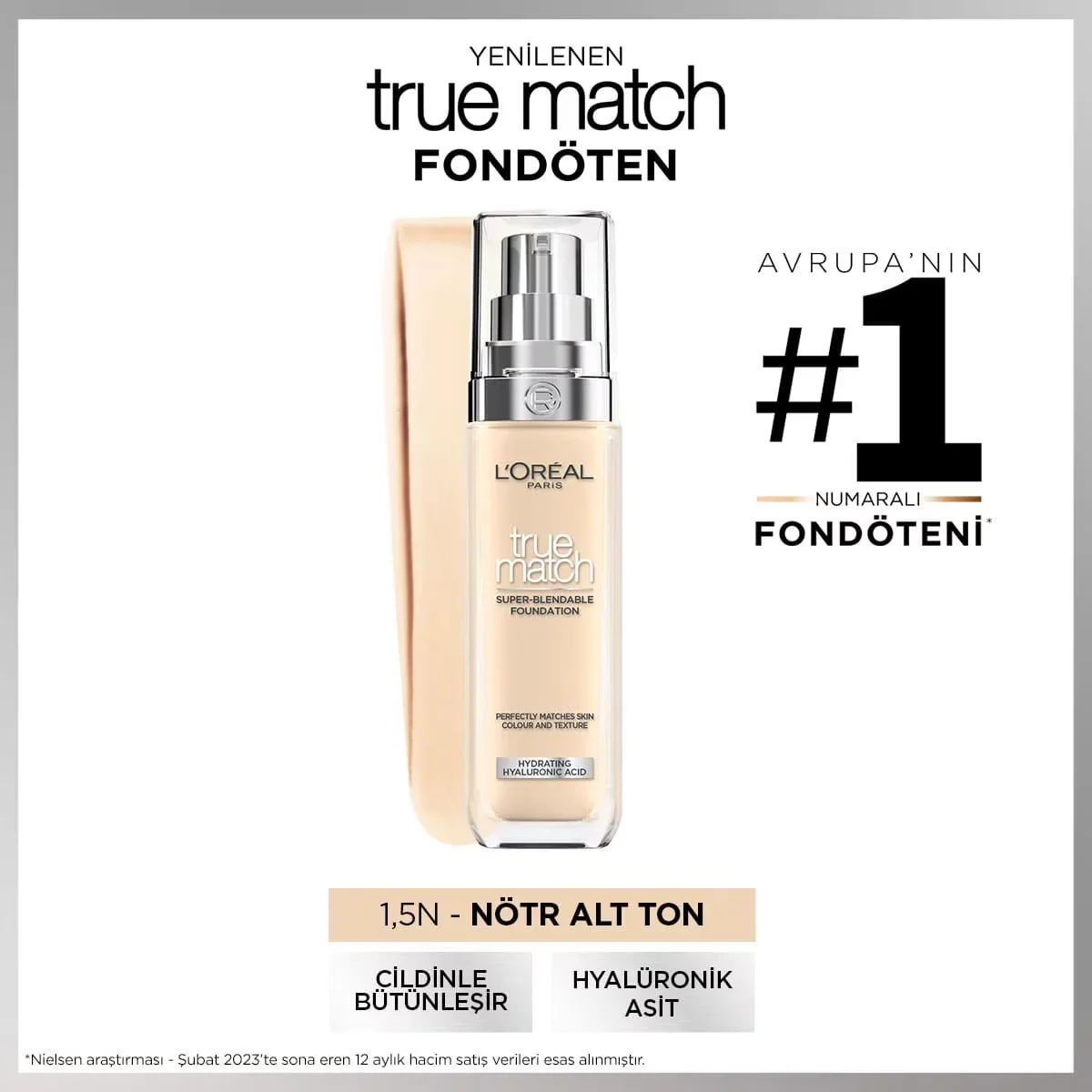 Unifiez votre teint avec le Fond de Teint True Match Loreal 5