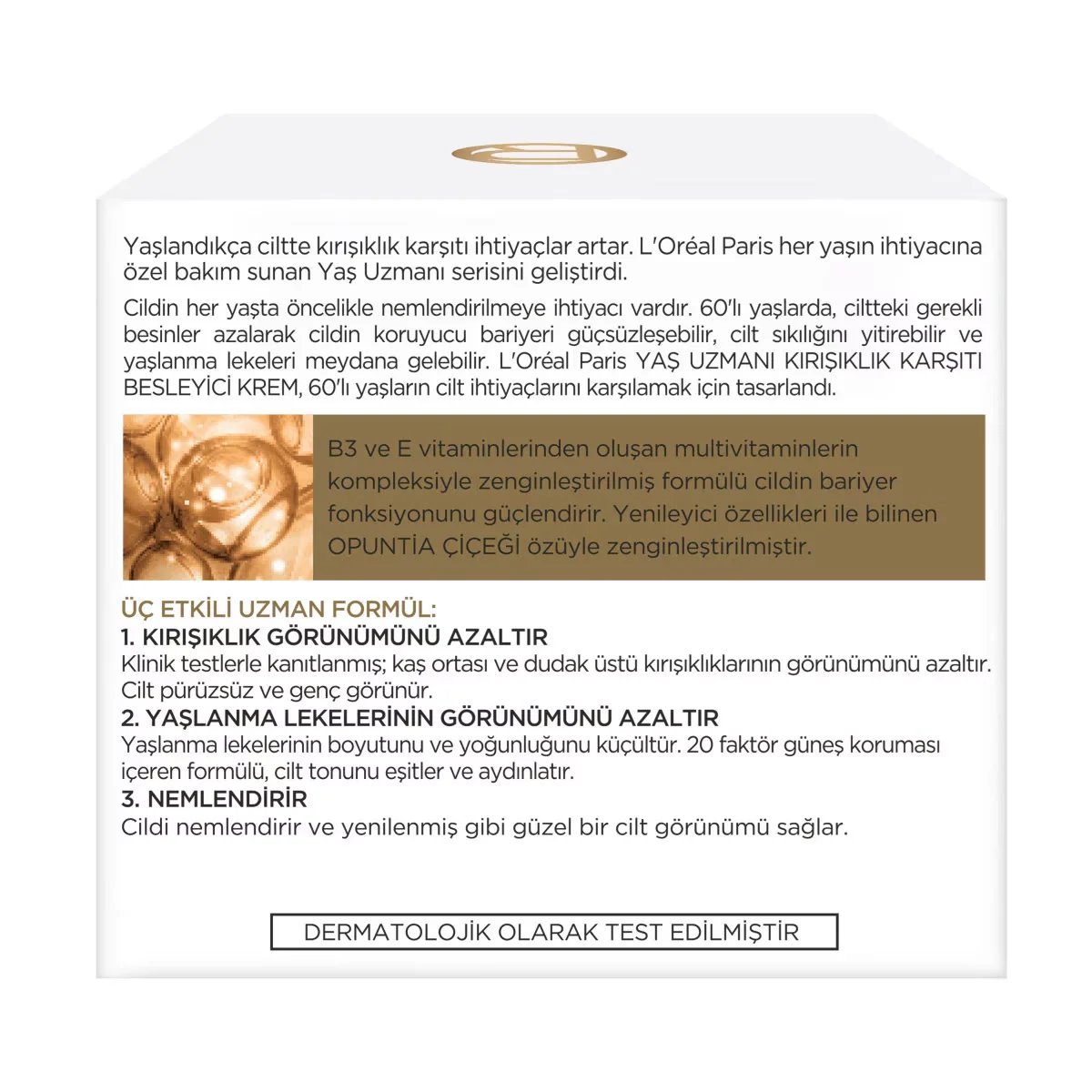 Rajeunissez votre peau : Crème Anti-Rides L'Oréal Paris Age 5