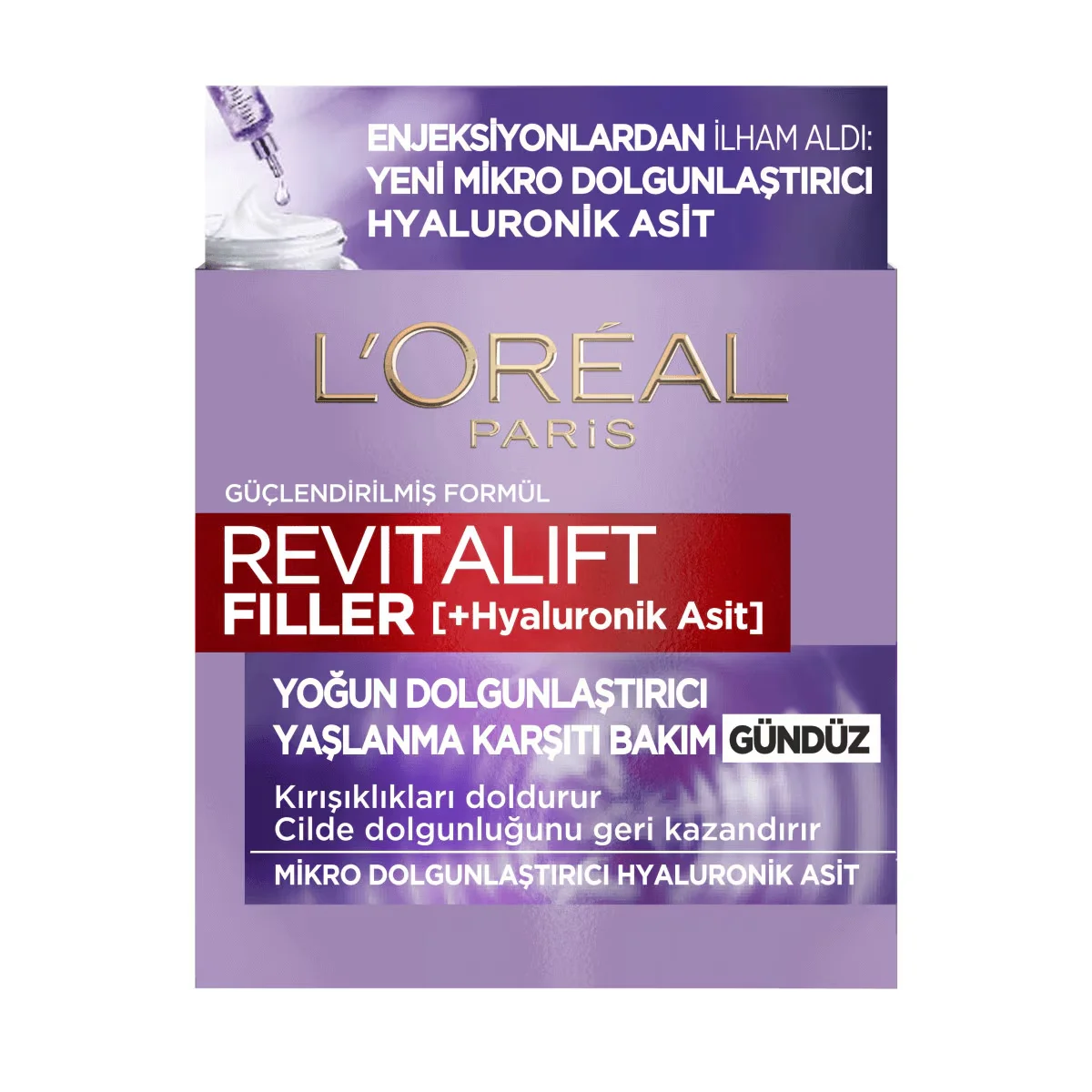 Repulpez votre peau : Crème Jour Loreal Revitalift Filler 2