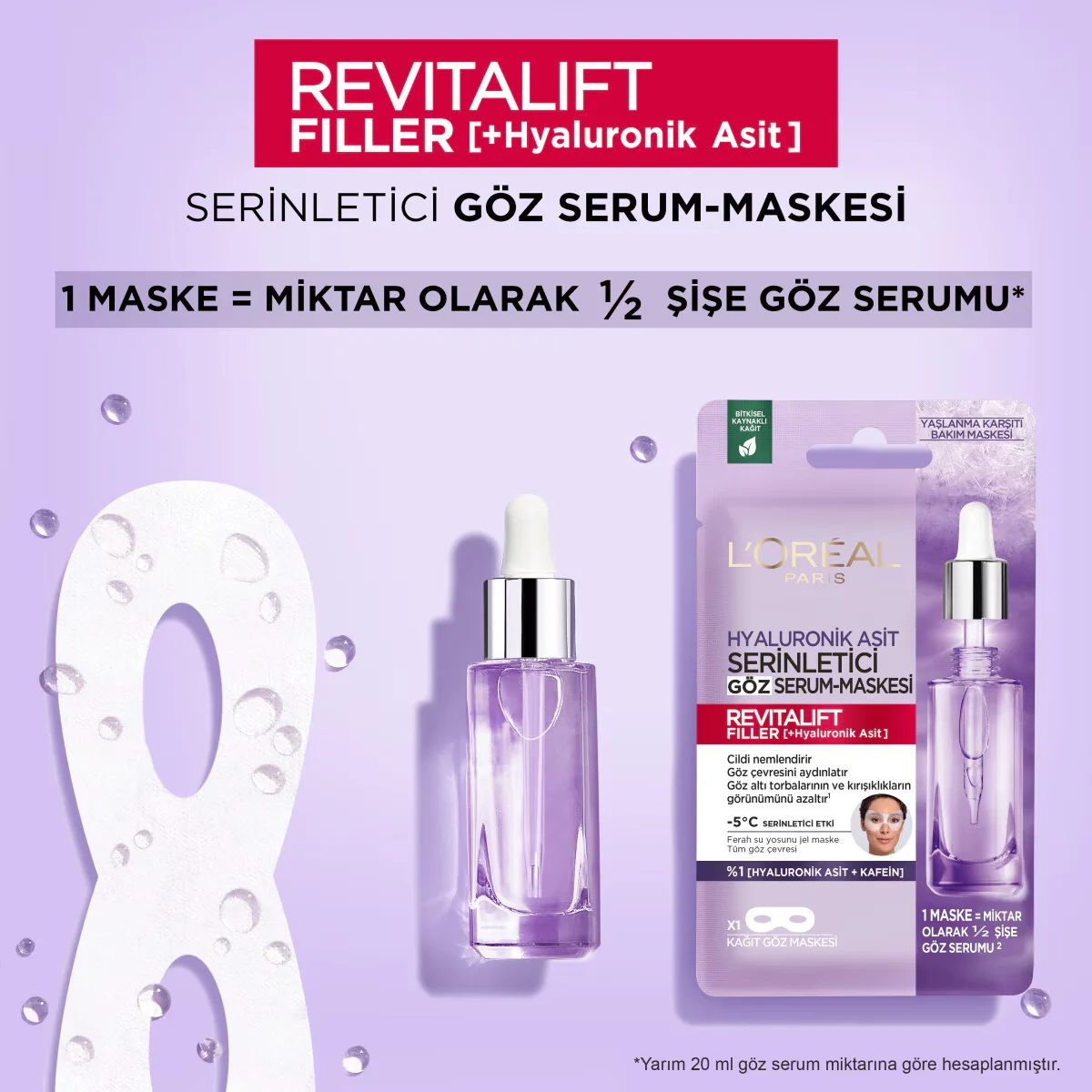 Loreal Paris Hyaluronic Acid Cooling Eye Serum - Mask 11 gr 3