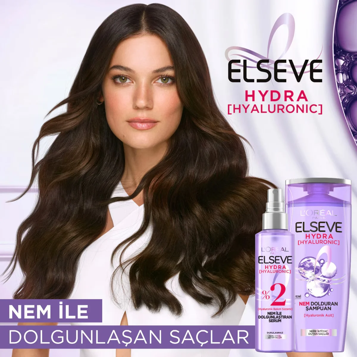 Obtenez des cheveux hydratés et volumineux avec Elseve Hydra 3