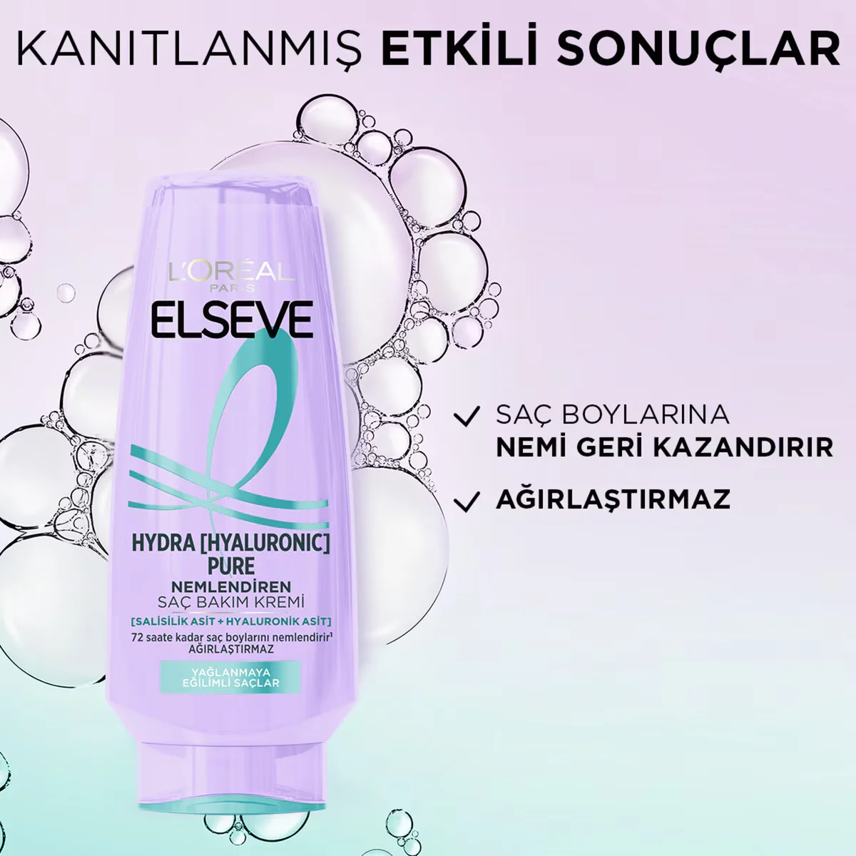 Obtenez des cheveux hydratés et légers 72h avec Elseve 6