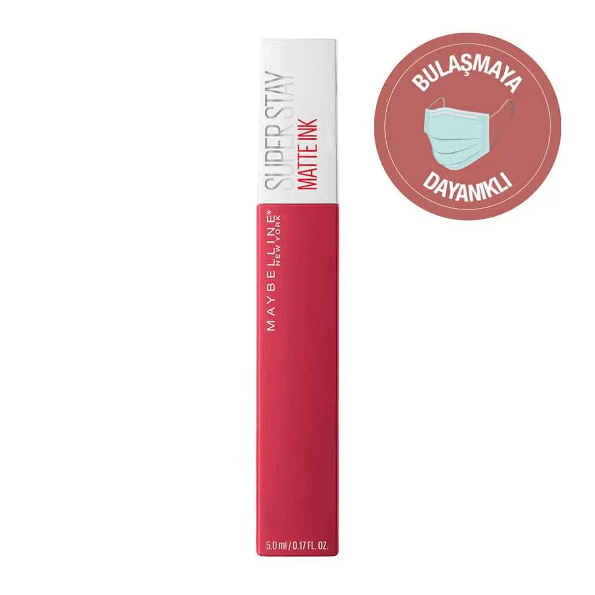 Maybelline Super Stay Matte Ink Liquid Lipstick 5ml - 80 Ruler - Red/Pink 6