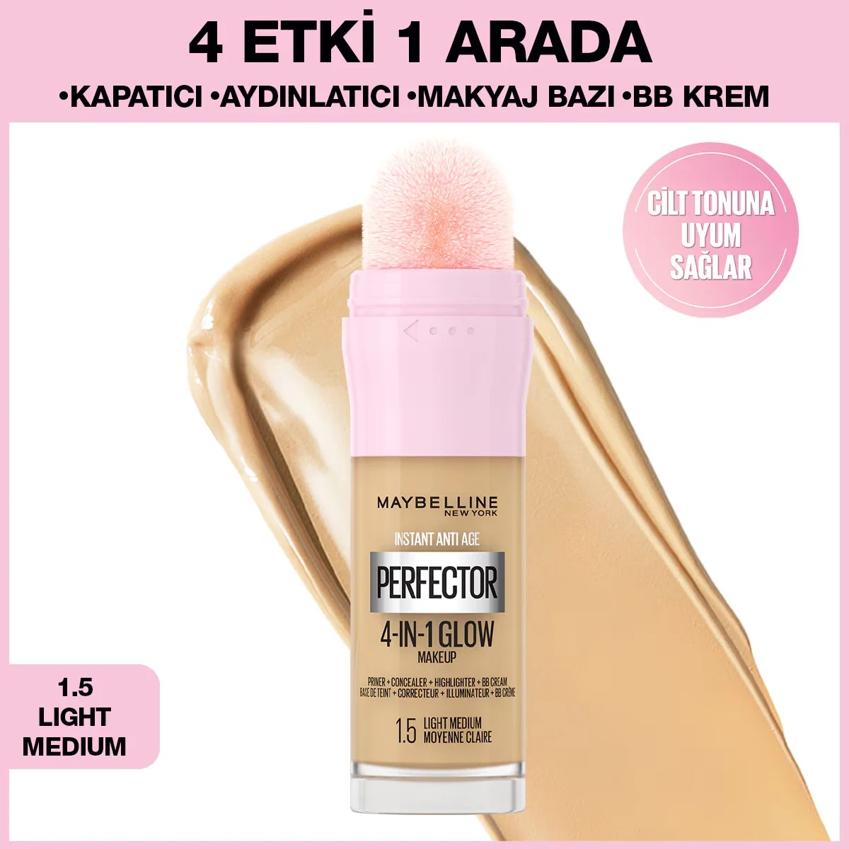 Obtenez un teint éclatant et uniforme avec Maybelline Perfec 3