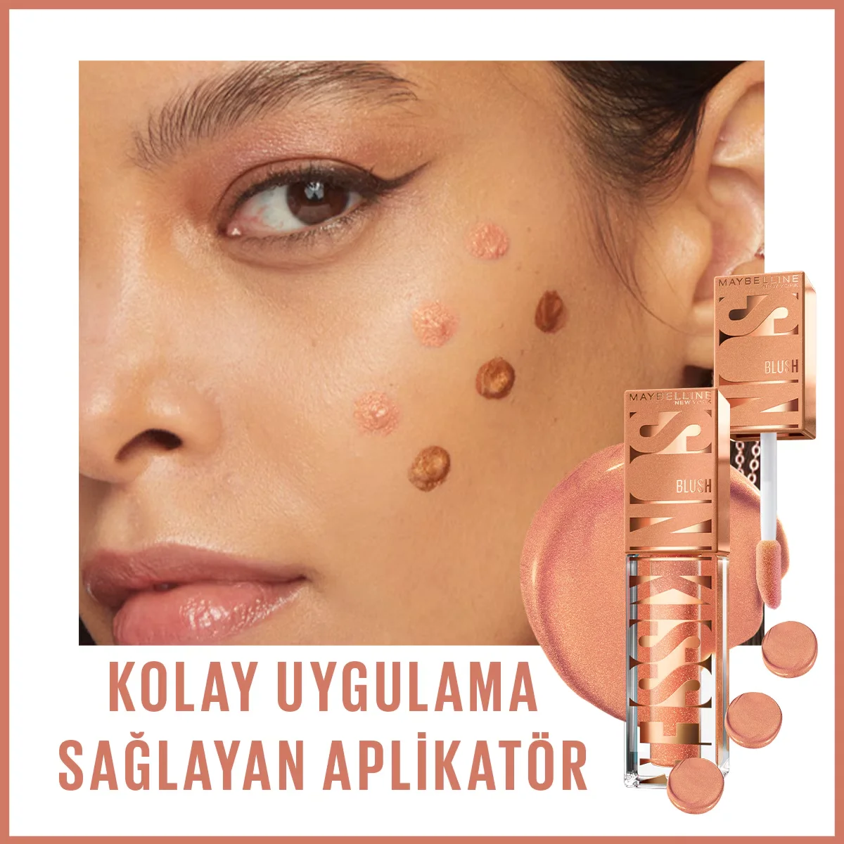 Obtenez un éclat hâlé naturel avec le Blush Liquide Maybelli 2