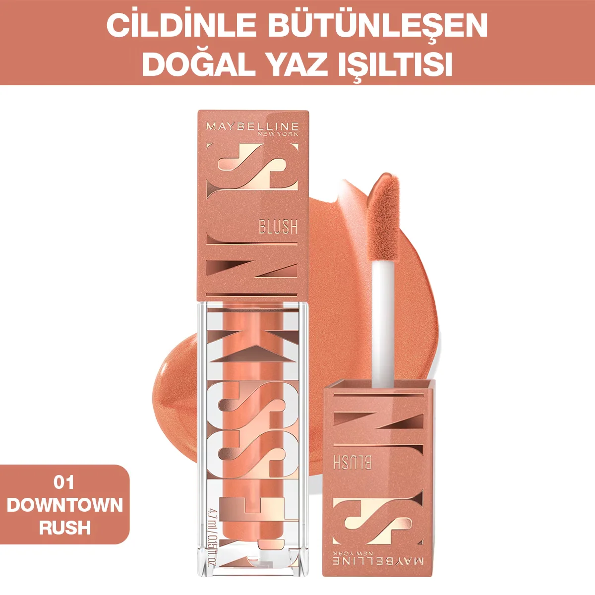 Obtenez un éclat hâlé naturel avec le Blush Liquide Maybelli 3