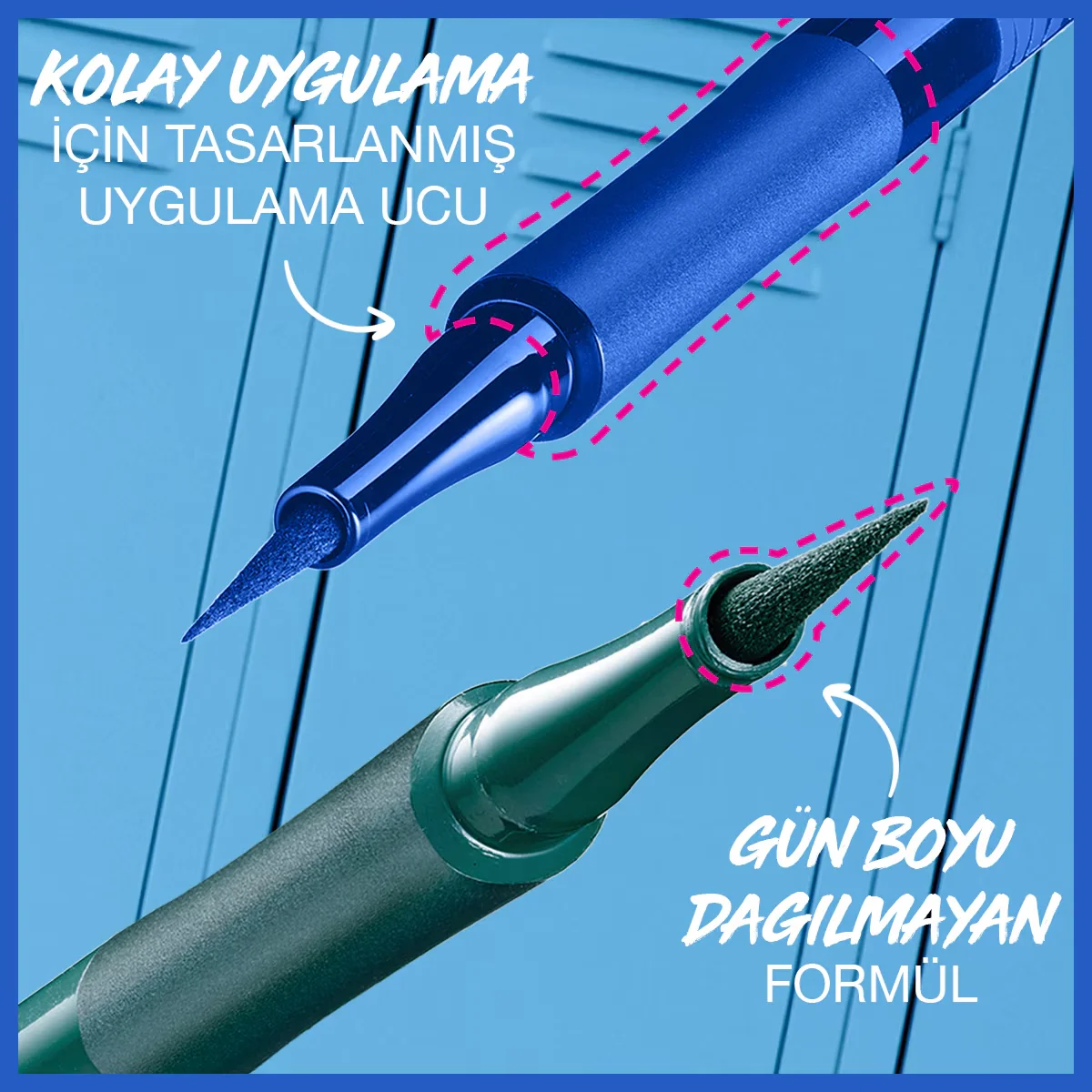 Obtenez un regard intense et précis avec l'eyeliner Maybelli 6
