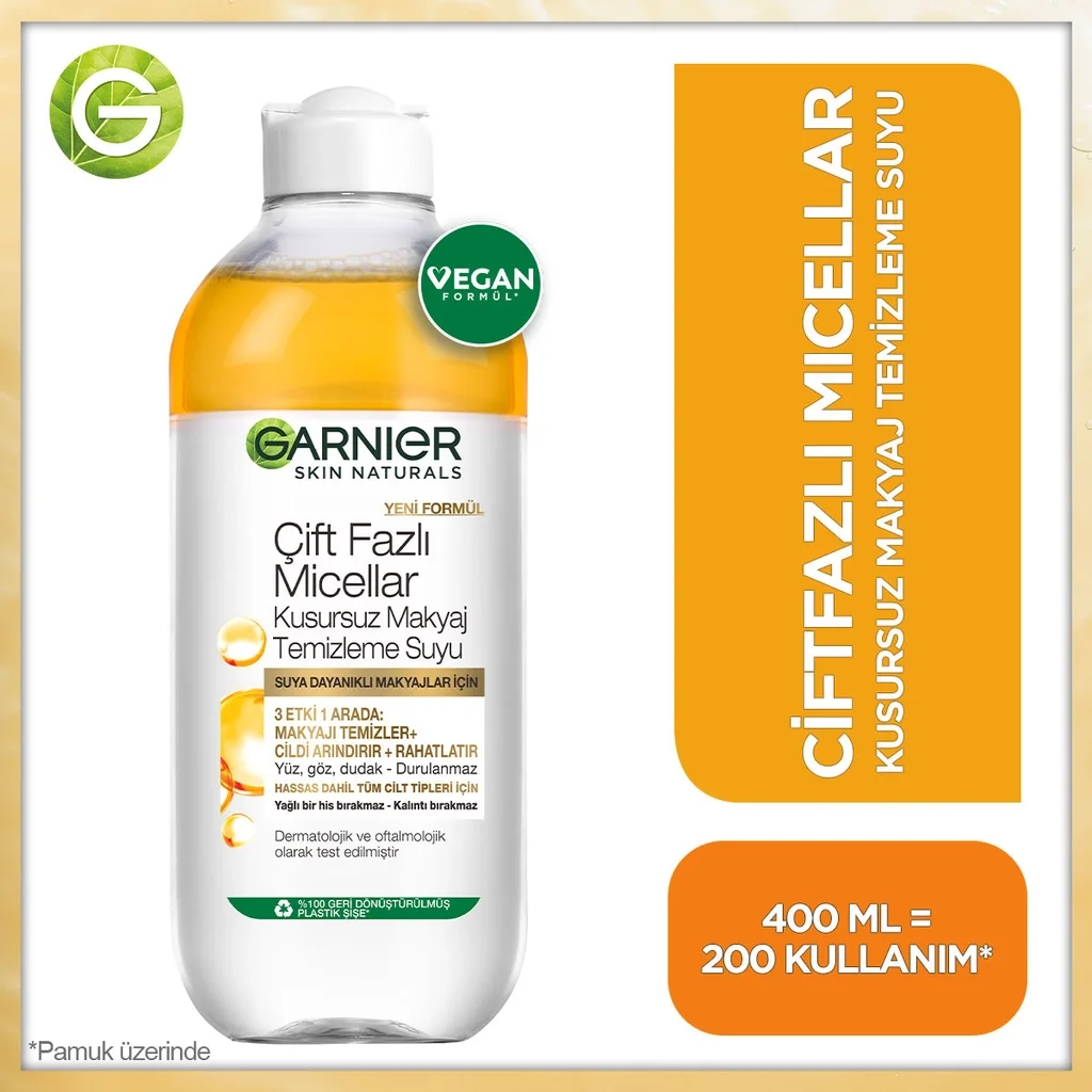 Démaquillez, Purifiez, Apaisez : Eau Micellaire Biphasée Gar 6