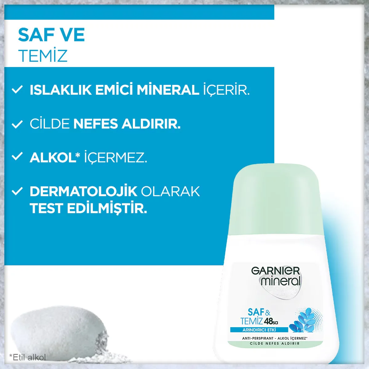Profitez de 48h de fraîcheur pure avec Garnier Pure & Clean 6