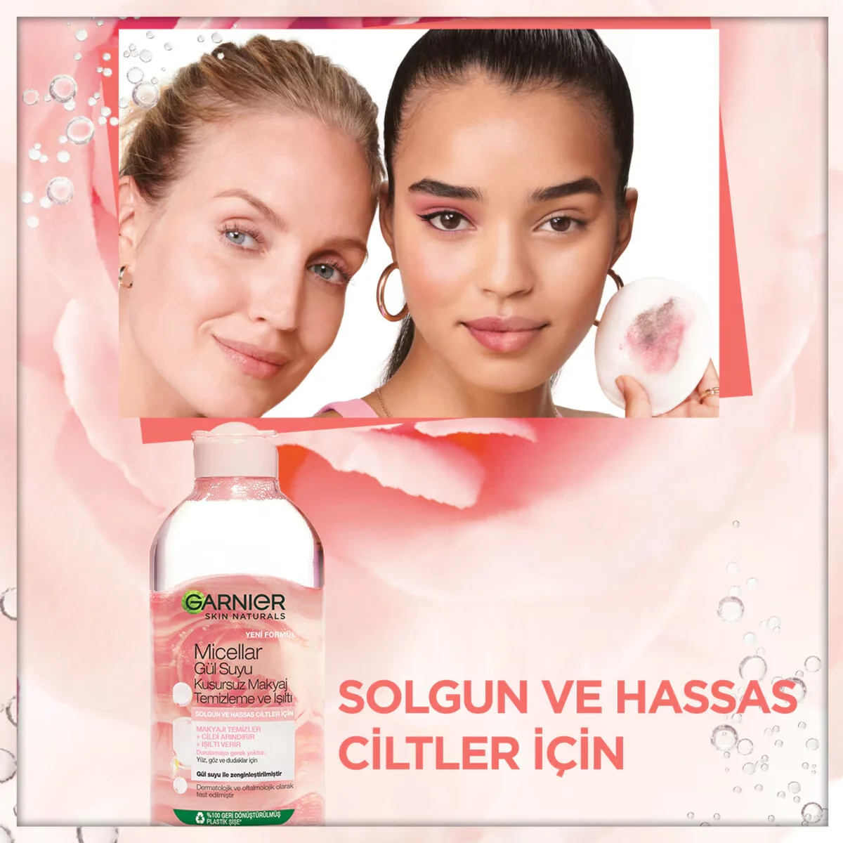Révélez un Teint Éclatant avec l'Eau Micellaire Rose Garnier 2