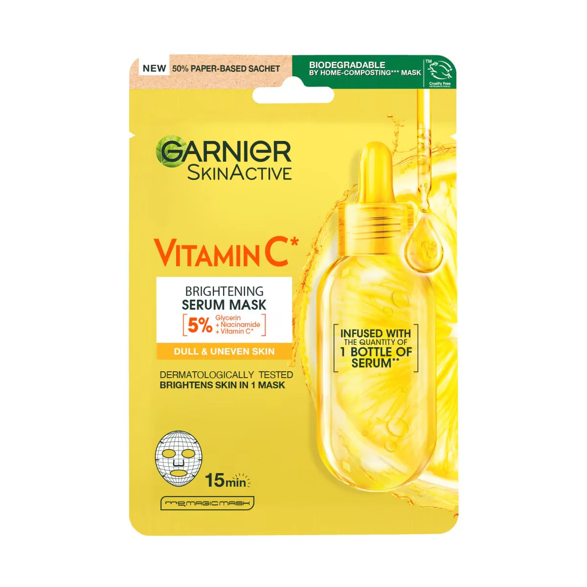 Illuminez votre Teint avec le Masque Vitamine C Garnier 2