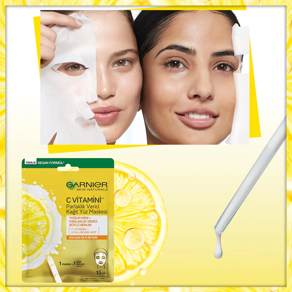 Illuminez votre Teint avec le Masque Vitamine C Garnier 4
